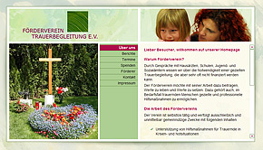 Homepage-Spende für den Förderverein Trauerbegleitung e.V.: designbetrieb aus Essen launcht www.foerderverein-trauerbegleitung-ev.de Homepage-Spende für den Förderverein Trauerbegleitung e.V.: designbetrieb aus Essen launcht www.foerderverein-trauerbegleitung-ev.de