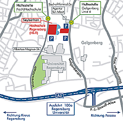 Drei Anfahrtsskizzen Regensburg für die Hochschule Regensburg (HS.R) von designbetrieb aus Essen Drei Anfahrtsskizzen Regensburg für die Hochschule Regensburg (HS.R) von designbetrieb aus Essen