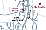 Anfahrtsskizze Sankt Wolfgang