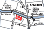 Anfahrtsskizze Berlin (Detailskizze)