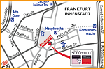 Anfahrtsskizze Frankfurt