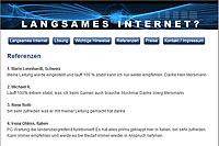 Webdesign-Spezialist designbetrieb aus Essen launcht die Webseite www.langsames-internet.de Webdesign-Spezialist designbetrieb aus Essen launcht die Webseite www.langsames-internet.de