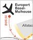 Anfahrtsskizze Basel in Visitenkartengr��e