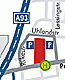 Drei Anfahrtsskizzen Regensburg f�r die Hochschule Regensburg (HS.R)