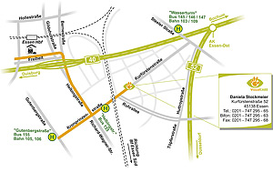 Essener Werbeagentur designbetrieb entwirft Anfahrtsskizze für visualCARE in Essen Stadtmitte Essener Werbeagentur designbetrieb entwirft Anfahrtsskizze für visualCARE in Essen Stadtmitte