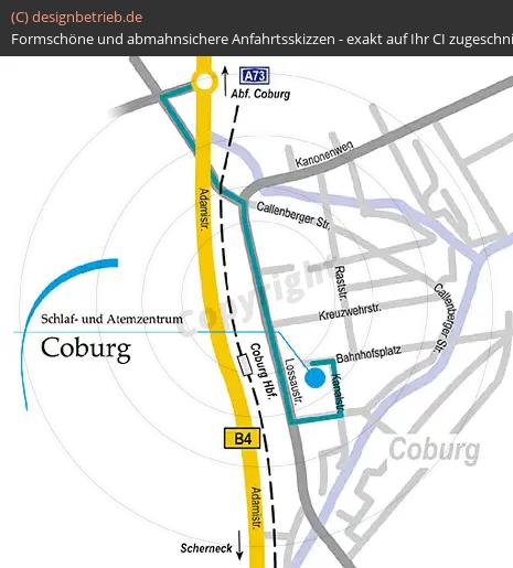 (111) Anfahrtsskizze Coburg