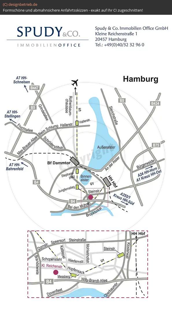 (157) Anfahrtsskizze Hamburg