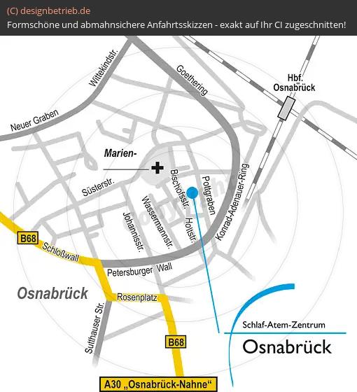 (535) Anfahrtsskizze Osnabrück