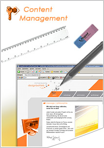 Content Management System (CMS) / Redaktionssystem by www.designbetrieb.de
