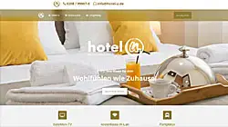 hotel-u.de
 - mobile first / mobile friendly
 - WordPress
 - PHP-basiert
 - Responsive Webdesign
 - Individuelles Screendesign
 - Content Management System CMS
- Webseite erstellt von "Webagentur Essen" (designbetrieb)