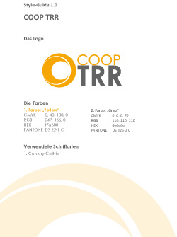 StyleGuide COOP TRR Int. AG