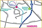 Anfahrtsskizze (300) Hamburg
