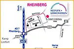 Anfahrtsskizze (303) Rheinberg