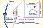 Anfahrtsskizze (305) Oberschleißheim