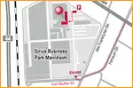 Anfahrtsskizze (348) Mannheim Business Sirius Park (Gebäudeplan)