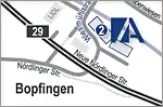 Anfahrtsskizze (376) Bopfingen Wiesmühlstraße