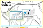 Anfahrtsskizze (445) Bergisch-Gladbach