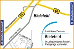 Anfahrtsskizze (503) Bielefeld Deckertstraße