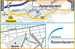 Anfahrtsskizze (548) Kaiserslautern