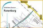 Anfahrtsskizze (551) Rotenburg / Fulda