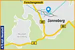 Anfahrtsskizze (622) Sonneberg