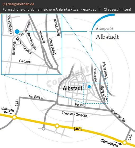 (290) Anfahrtsskizze Albstadt