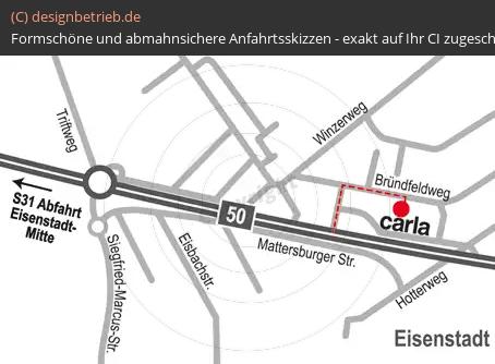 (306) Anfahrtsskizze Eisenstadt