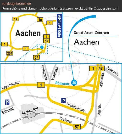 (499) Anfahrtsskizze Aachen