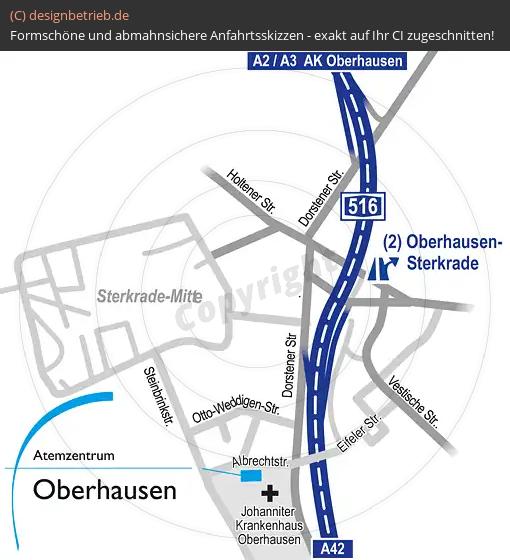 (533) Anfahrtsskizze Oberhausen