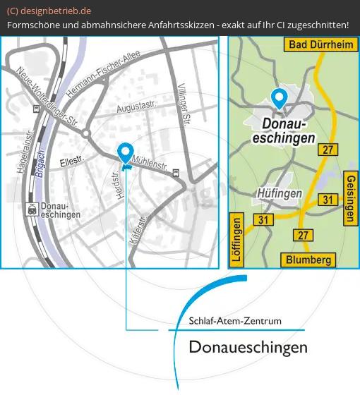 (703) Anfahrtsskizze Donaueschingen