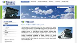 www.transact.de
 - Corporate Design-Entwicklung
 - Individuelles Screendesign
 - PHP-basiert
 - MYSQL-Datenbank gestützt
 - Content Management System CMS
 - Responsive Webdesign
- Webseite erstellt von "Webagentur Essen" (designbetrieb)